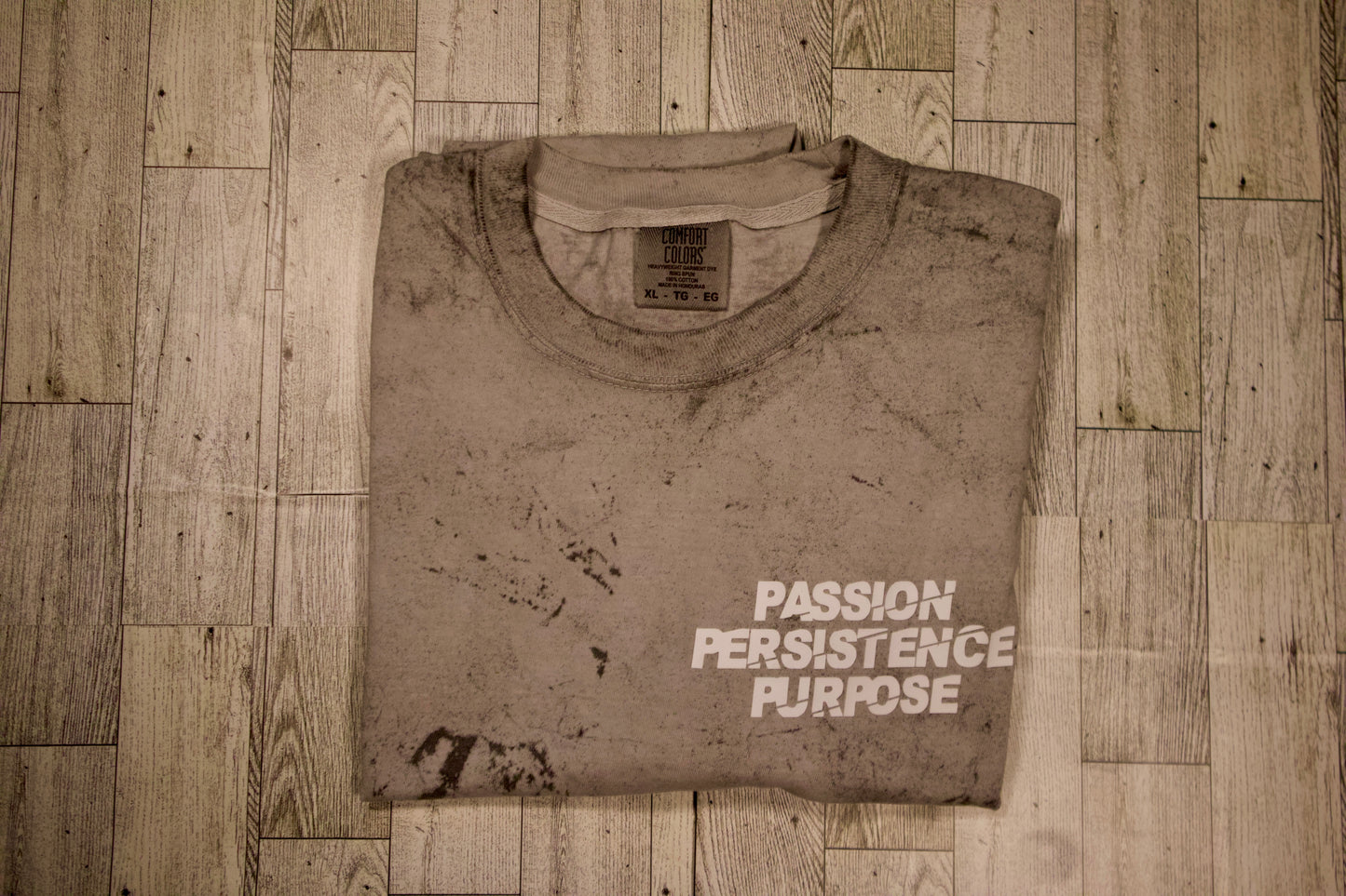 Rebirth Your Senses – Embossed T-Shirt – Smoke (Smell)
