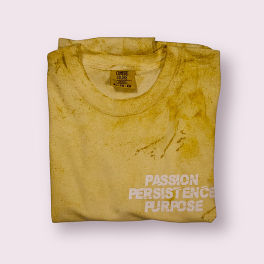 Rebirth Your Senses – Embossed T-Shirt – Citrine (Taste)