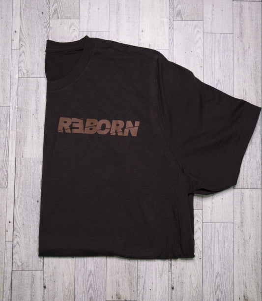 REBORN TRADEMARK T-SHIRT - ESPRESSO