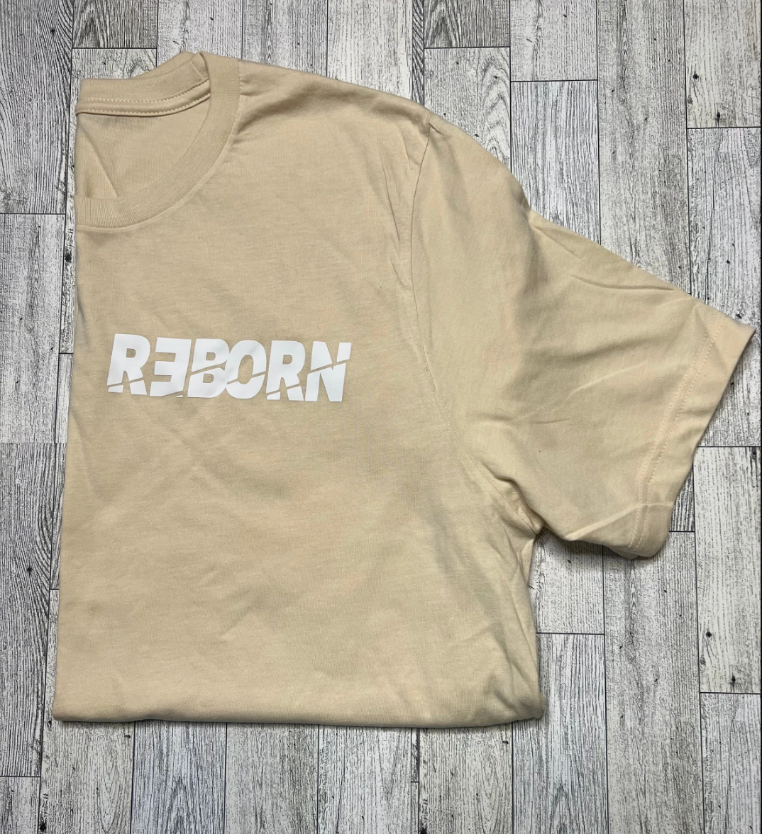 REBORN TRADEMARK T-SHIRT - CREAM