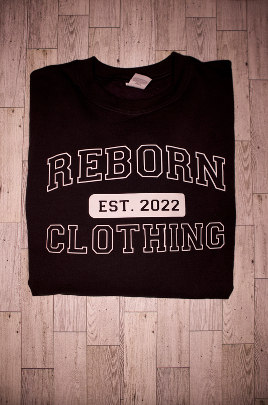 VARSITY - REBORN SWEATER - BLACK
